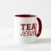 Mug Équipe Jésus (Devant droit)
