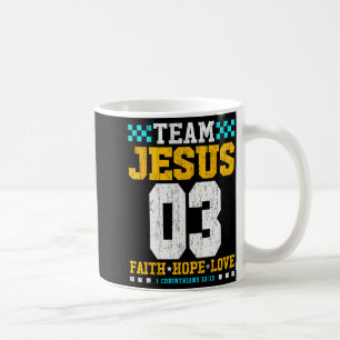 Mug Équipe Jésus 03 Foi Espoir Amour Bible chrétienne