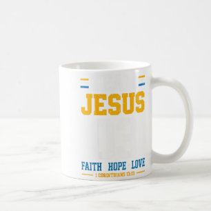 Mug Équipe Jésus Foi Espoir Amour Famille Chrétienne C