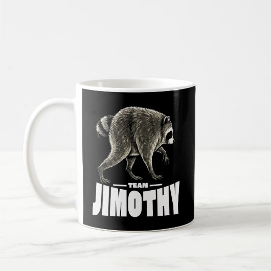 Mug Équipe Jimothy Raton laveur Viral Drôle (Gauche)