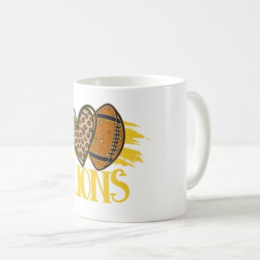 Mug Équipe Lions (Devant droit)
