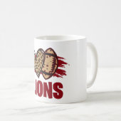 Mug Équipe Lions Football Musique (Devant droit)