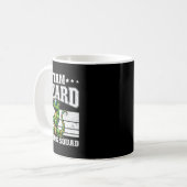 Mug Équipe Lizard Hunter Squad Funny Retro Gecko Lizar (Devant gauche)
