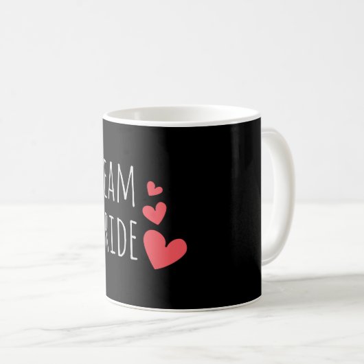 Mug Équipe Mariée (Devant droit)