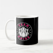 Mug Équipe Mariée Équipe Mari Bowling Enterrement de V (Gauche)