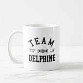Mug Équipe noire orpheline Delphine (Gauche)