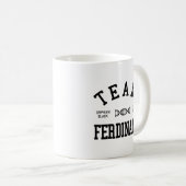 Mug Équipe noire orpheline Ferdinand (Devant droit)