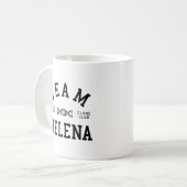 Mug Équipe noire orpheline Helena (Devant gauche)