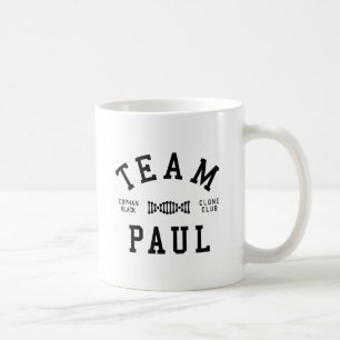 Mug Équipe noire orpheline Paul