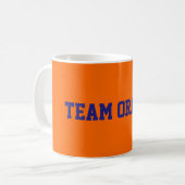 Mug Équipe Orange (Devant gauche)
