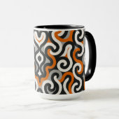 Mug Équipe Orange (personnaliser) (Devant droit)