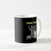Mug Équipe Ordures Opossum Raton laveur Rat, Animaux d (Devant droit)