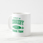Mug Équipe potable irlandaise de Kennedy (Devant gauche)