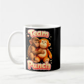 Mug Équipe punch bébé singe mignon nommé punch femmes (Gauche)