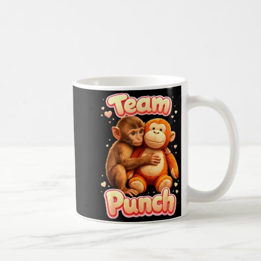 Mug Équipe punch bébé singe mignon nommé punch femmes (Droite)