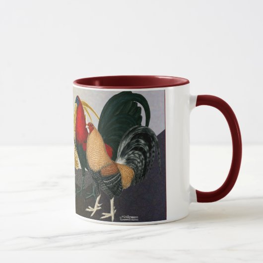 Mug Équipe rêveuse de coq (Droite)