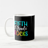 Mug Équipe Rocks de 5e année Enseignant de 5e année (Gauche)