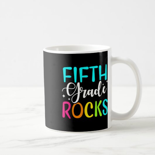 Mug Équipe Rocks de 5e année Enseignant de 5e année (Droite)