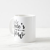 Mug Équipe Rustique de bachelorette (Devant gauche)