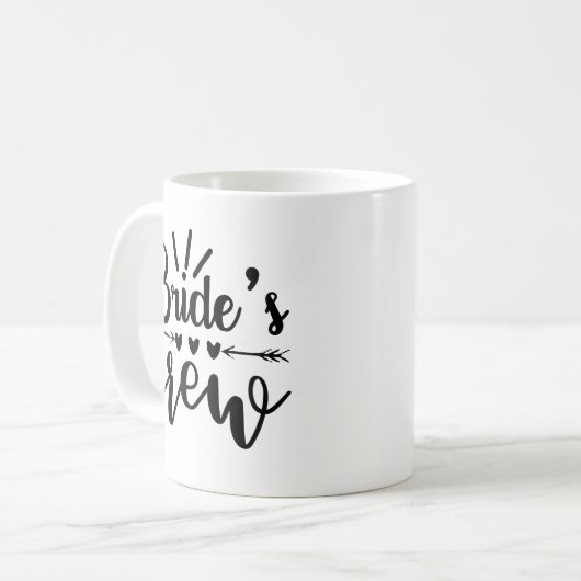 Mug Équipe Rustique de bachelorette (Devant gauche)