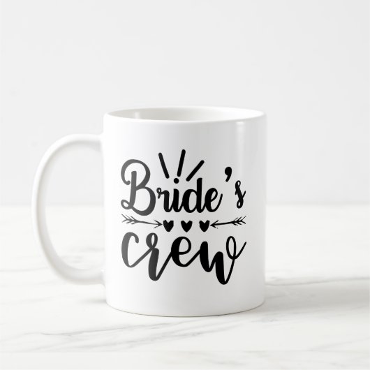 Mug Équipe Rustique de bachelorette (Gauche)