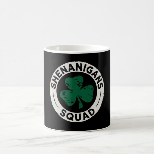 Mug Équipe Shenanigans Trèfle de la Saint-Patrick (Centre)