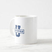 Mug Équipe sportive personnalisée monogramme modèle T- (Devant gauche)