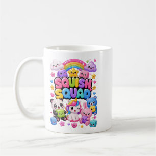 Mug Équipe Squish Arc-en-Ciel Pailleté Panda Licorne M