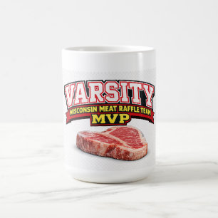 Mug Équipe Varsity MVP de la Tombola de Viande drôle d