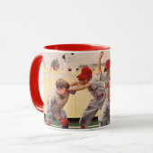 Mug Équipe vintage De Baseball Sports, Boys Roughhousi (Devant gauche)