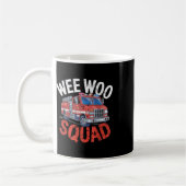 Mug Équipe Wee Woo Drôle Pompiers Camion de pompiers (Gauche)