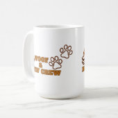 Mug Équipe Woof et Brew personnalisable (Devant gauche)