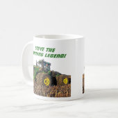 Mug Équipement de tracteur de légende de l'agriculture (Devant gauche)