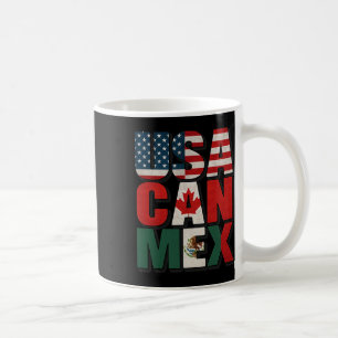 Mug Équipement Usa Can Mex Drapeau Football Amérique d