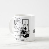 Mug Équipements pour changer les bébés. Nouvelle mère (Devant gauche)
