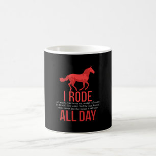 Mug Équitation - Cheval Ride Cadeau