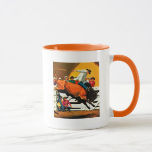 Mug Équitation de Taureau par Fred Ludekens
