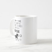 Mug équitation Demandez-Moi De Vous Montrer Cheval Equ (Devant gauche)