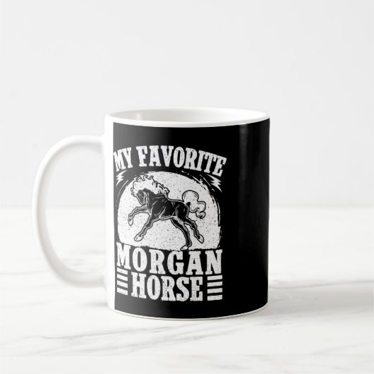 Mug Équitation équitation Favori Morgan Horse Rider (Gauche)