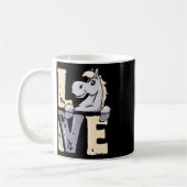 Mug Équitation - Équitation Rider Aimer Chevaux (Gauche)