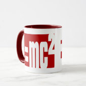 Mug Équivalence masse-énergie (Devant gauche)