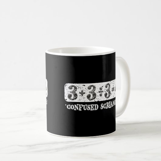 Mug Équivalent de soustraction de division d'addition (Devant droit)