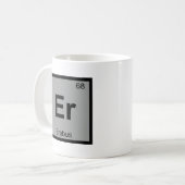 Mug Er - Erebus Symbole de tableau périodique de la ch (Devant gauche)