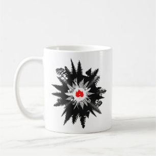 Mug Érable de forêt plante feuille disques vinyles arb