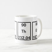 Mug Erbium de thorium de l'oxygène de brome (BrOThEr) (Devant droit)