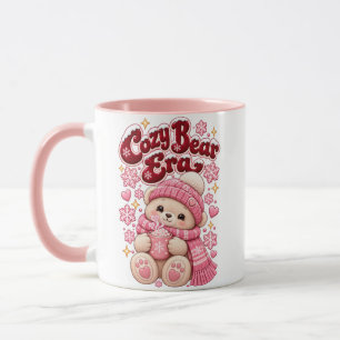 Mug Ère Ourson Cosy Noël Rose Mignon