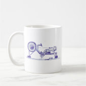 Mug Ergomètre esquissé (Gauche)