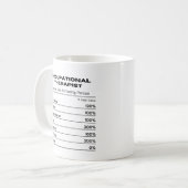 Mug Ergothérapeute Médecin Drôle (Devant gauche)