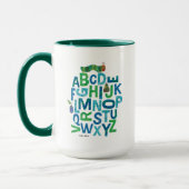 Mug Eric Carle | Alphabet Motif de lettres Caterpillar (Gauche)