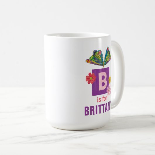 Mug Eric Carle | B est pour Papillon (Devant droit)